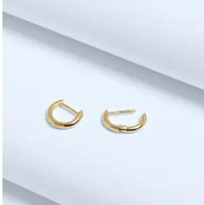 Madewell Demi-Fine mini huggie hoop Earring